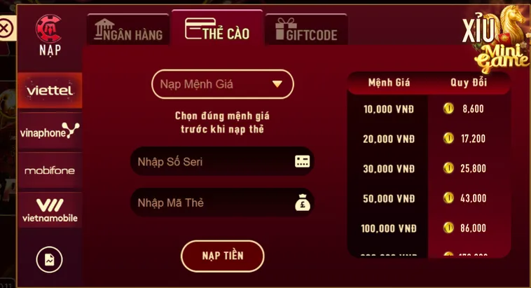 Hướng Dẫn Nạp Tiền ManClub An Toàn Nhanh Chóng Cho Người Chơi Mới